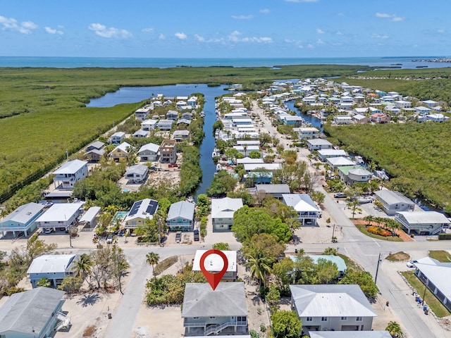 973 Gibraltar Rd, Key Largo, FL 33037 - aerial view of residential area with a large body of water