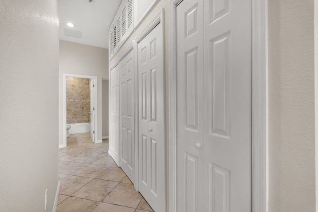 973 Gibraltar Rd, Key Largo, FL 33037 - hall with light tile patterned floors