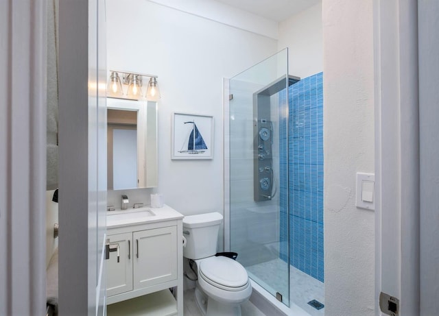 121 Lisbon Ct, Islamorada, FL 33036 - full bathroom with vanity, toilet, and a tile shower