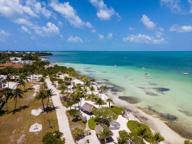 121 Lisbon Ct, Islamorada, FL 33036 - bird's eye view featuring a water view