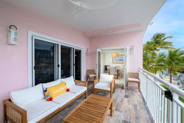 121 Lisbon Ct, Islamorada, FL 33036 - balcony with an outdoor hangout area