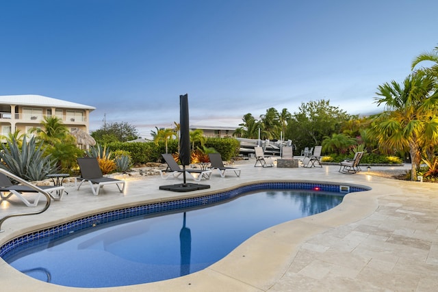 17346 Keystone Rd, Sugarloaf, FL 33042 - outdoor pool with a patio