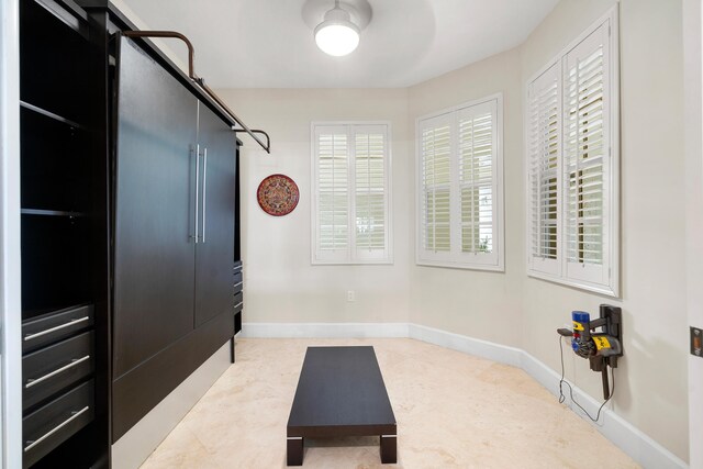 view of workout room