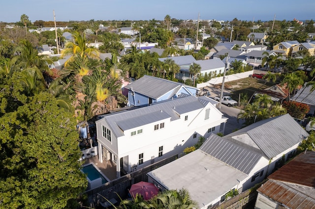 drone / aerial view featuring a residential view