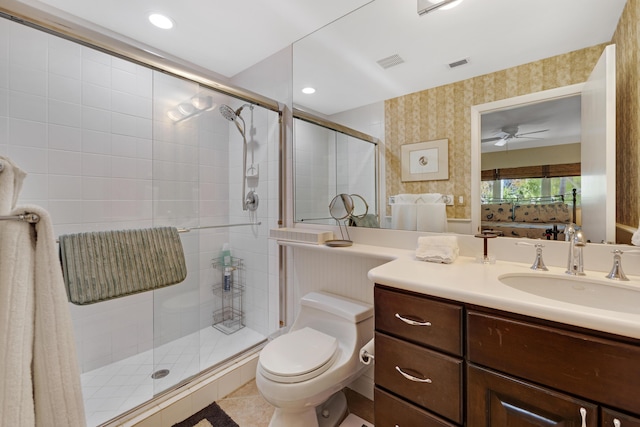 18 Anchor Dr Unit B, Key Largo, FL 33037 - ensuite bathroom with toilet, wallpapered walls, ensuite bathroom, and visible vents