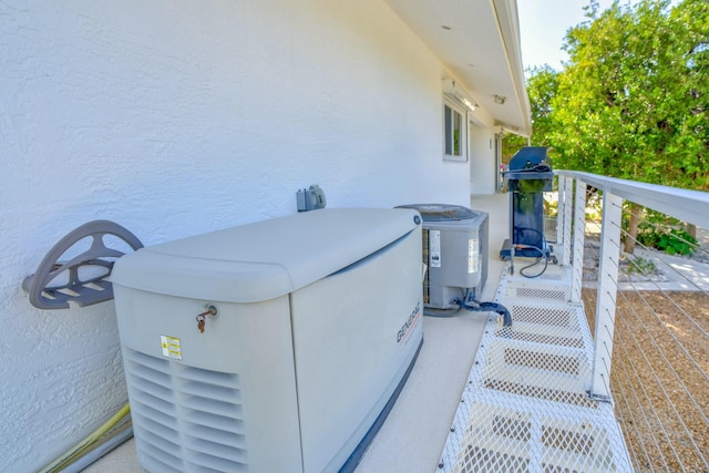 view of patio / terrace featuring central air condition unit