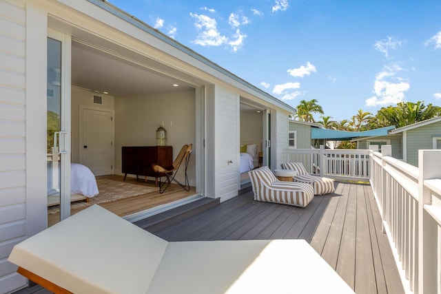 1114 Grinnell St, Key West, FL 33040 - view of wooden deck