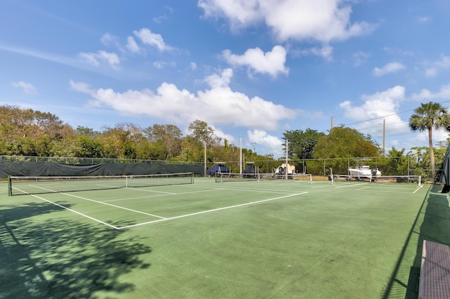 view of sport court