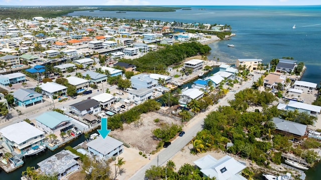 66 Seagate Blvd, Key Largo, FL 33037 - aerial perspective of suburban area with a nearby body of water