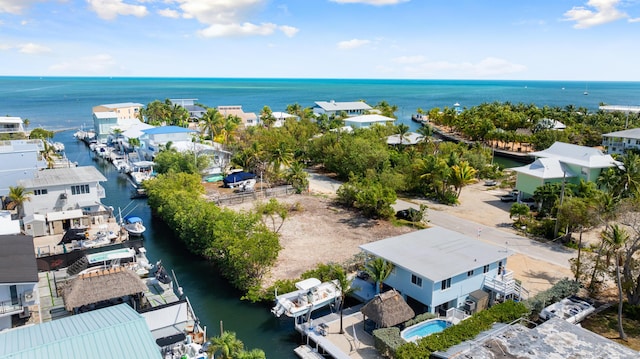 66 Seagate Blvd, Key Largo, FL 33037 - aerial perspective of suburban area featuring a large body of water