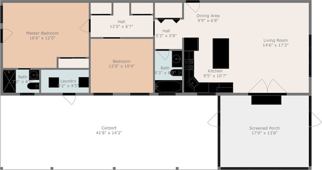 460 11th St, Key Colony, FL 33051 - view of property floor plan