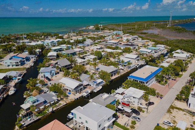 102 Sands Ln, Layton, FL 33001 - aerial view of residential area featuring a nearby body of water