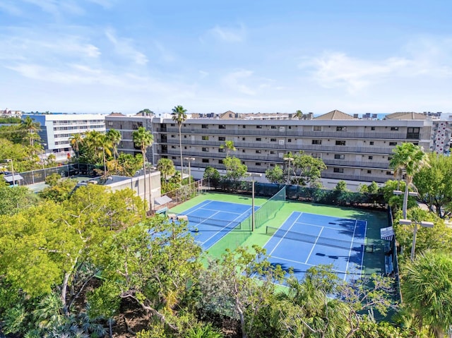 view of tennis court