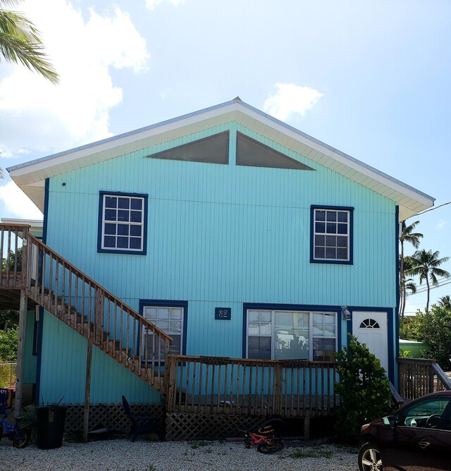 view of rear view of house