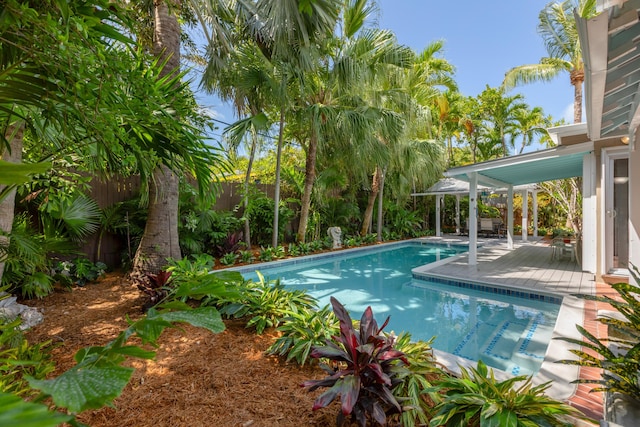 1706 Seminary St, Key West, FL 33040 - view of pool with a fenced backyard