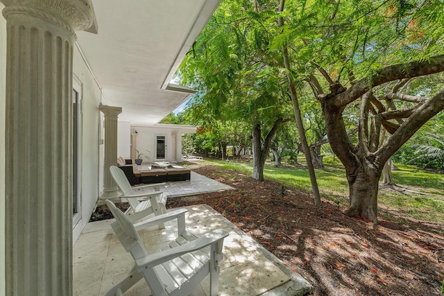 view of patio