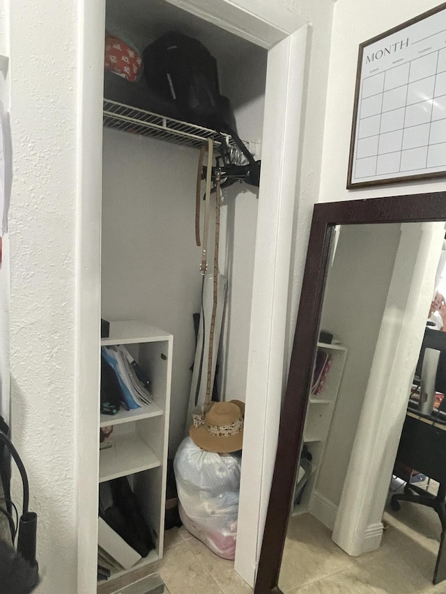 view of closet