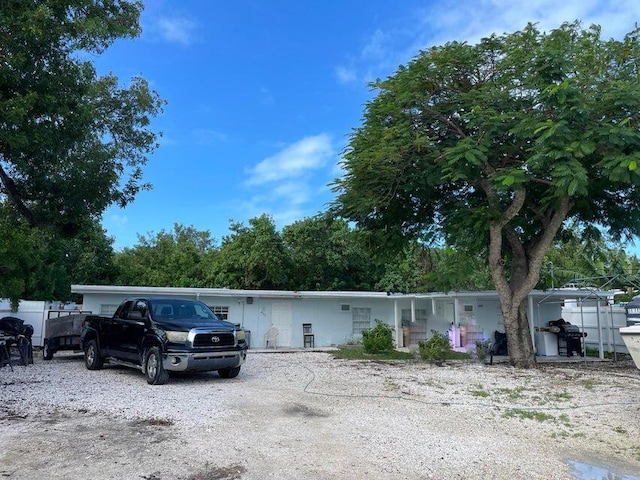 view of front of home