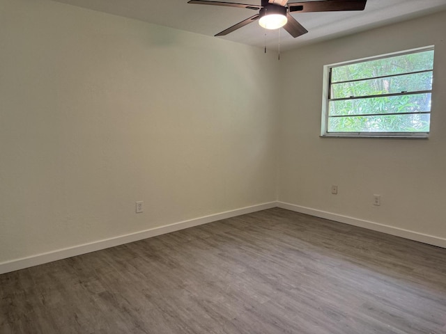 220 W Indies Rd, Tavernier, FL 33070 - unfurnished room featuring a ceiling fan and dark wood finished floors