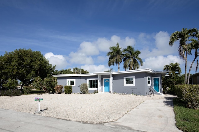 view of ranch-style house