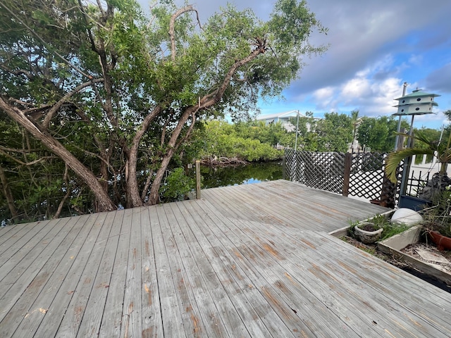 view of deck