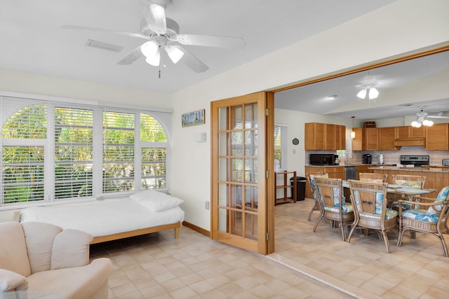 444 Calle De Luna, Marathon, FL 33050 - sunroom / solarium featuring visible vents and a sink