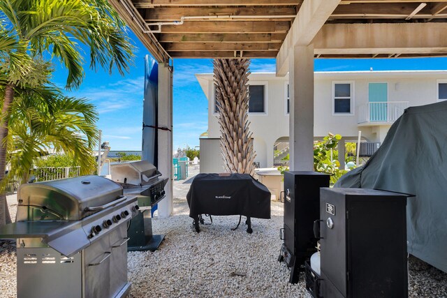 31135 Hollerich Dr, Big Pine, FL 33043 - view of patio featuring a grill