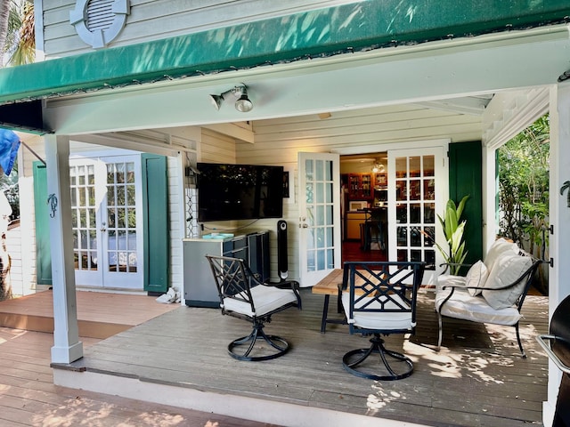 1122 Margaret St, Key West, FL 33040 - deck featuring french doors