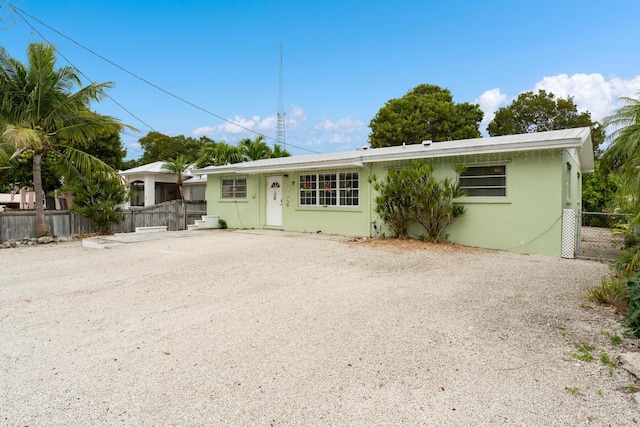 view of ranch-style house