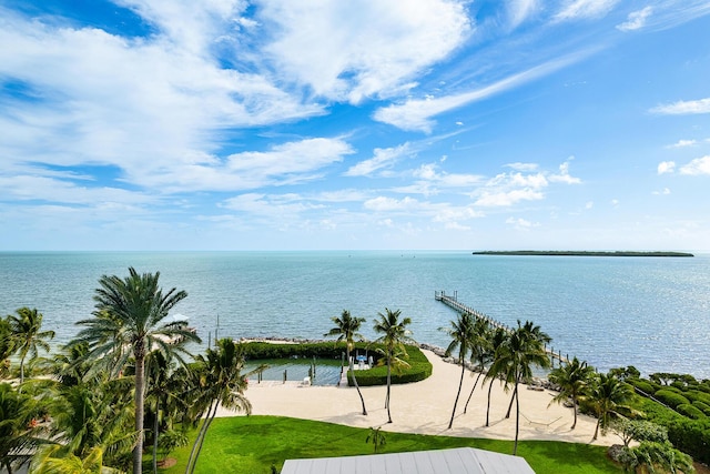 view of water feature