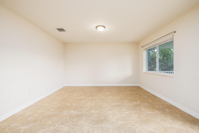 view of tiled empty room