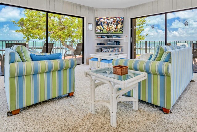 view of living room