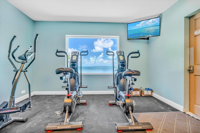 view of workout room