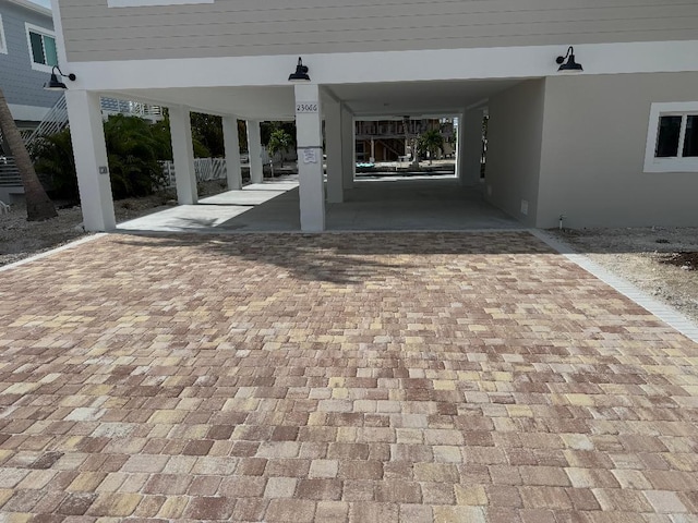 23066 Tarpon Ln, Cudjoe, FL 33042 - view of patio / terrace with decorative driveway