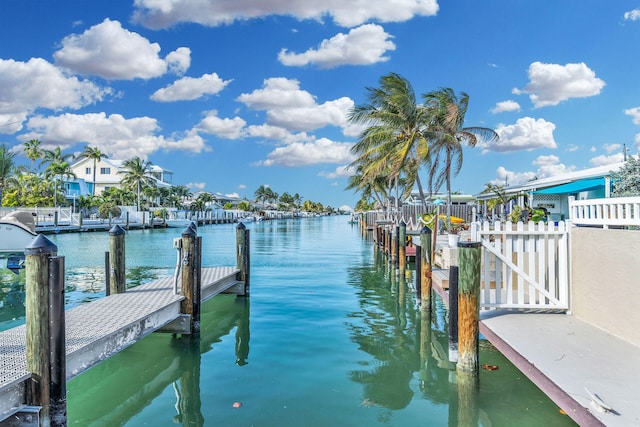 918 W Ocean Dr, Key Colony, FL 33051 - dock area with a water view