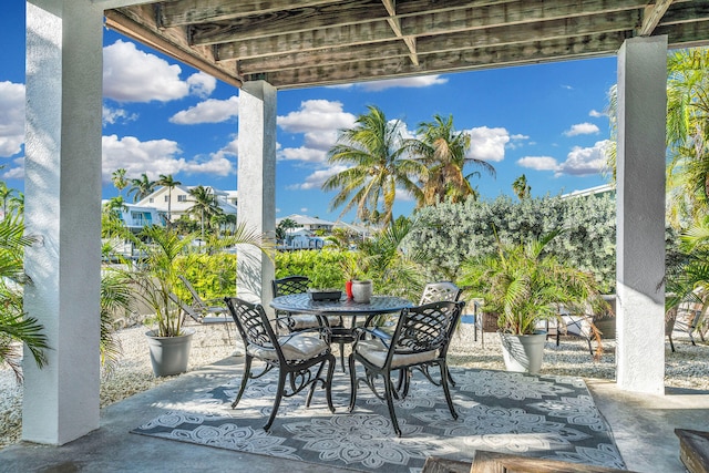 918 W Ocean Dr, Key Colony, FL 33051 - view of patio / terrace featuring outdoor dining area