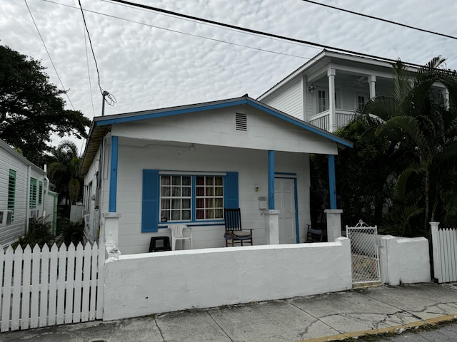 bungalow with a porch