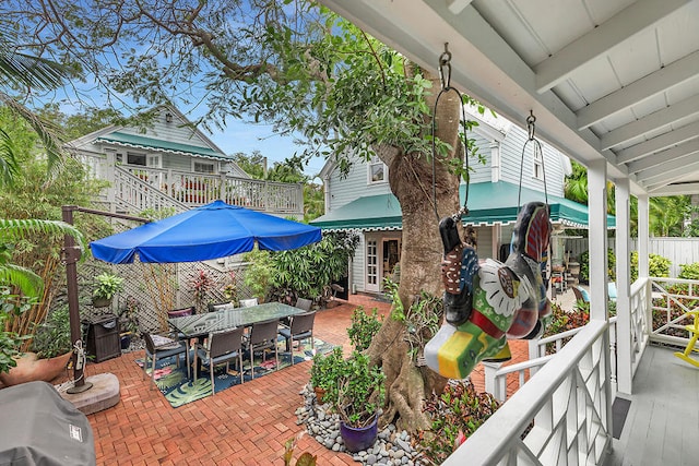 view of patio