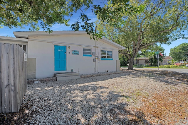 view of front of home