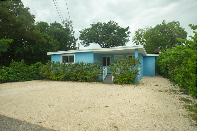 view of front of home