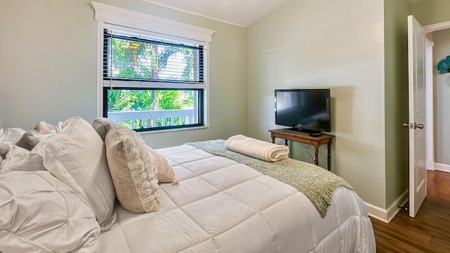 164 Tortuga Ln, Cudjoe, FL 33042 - bedroom with wood finished floors and baseboards