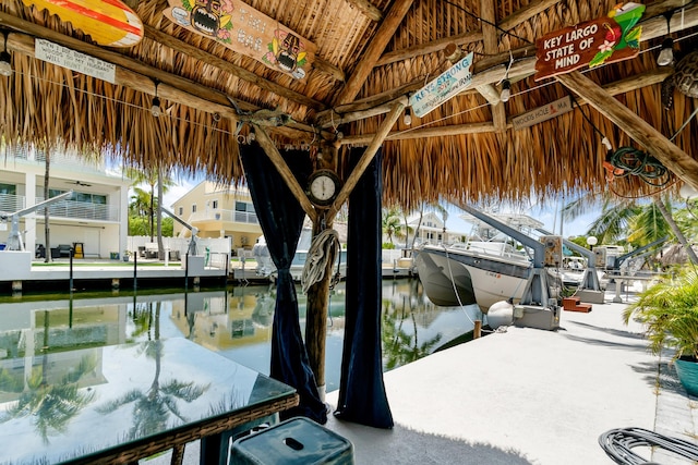 19 N Dr, Key Largo, FL 33037 - dock area with a water view