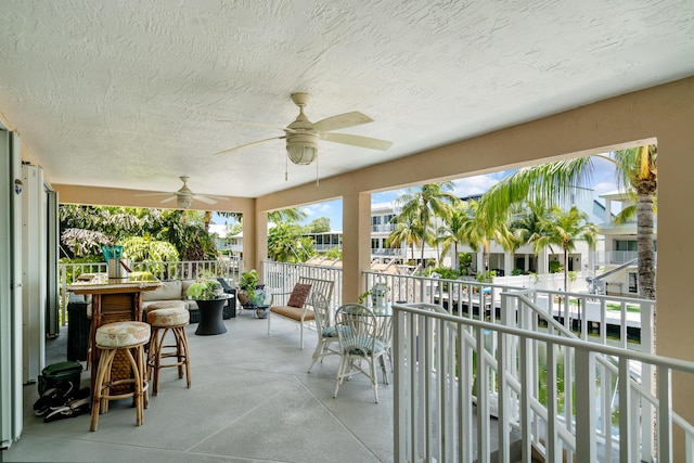 19 N Dr, Key Largo, FL 33037 - balcony featuring ceiling fan