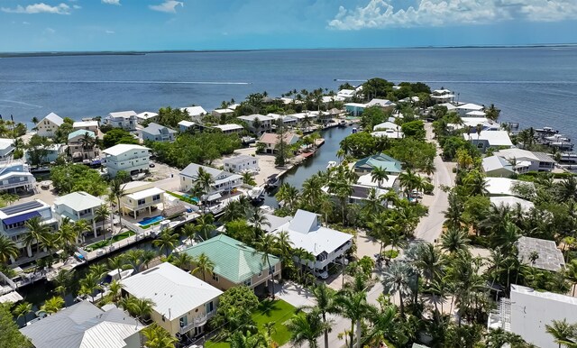 19 N Dr, Key Largo, FL 33037 - aerial perspective of suburban area featuring a large body of water