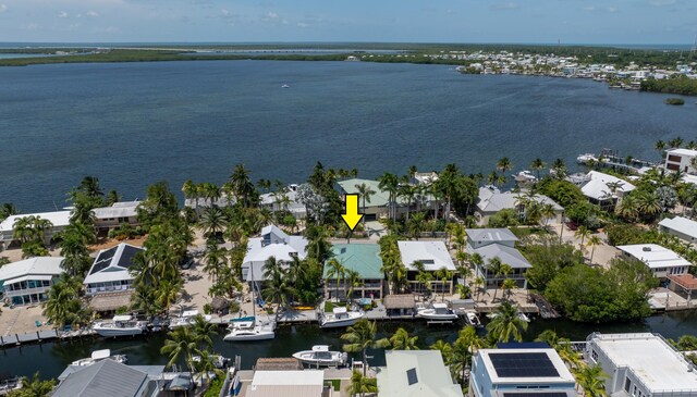 19 N Dr, Key Largo, FL 33037 - aerial perspective of suburban area with a nearby body of water
