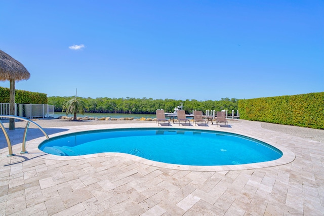 2394 Coco Plum Dr Unit 2, Marathon, FL 33050 - view of swimming pool featuring a patio