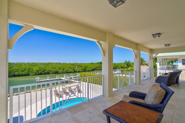 2394 Coco Plum Dr Unit 2, Marathon, FL 33050 - patio / terrace featuring a water view