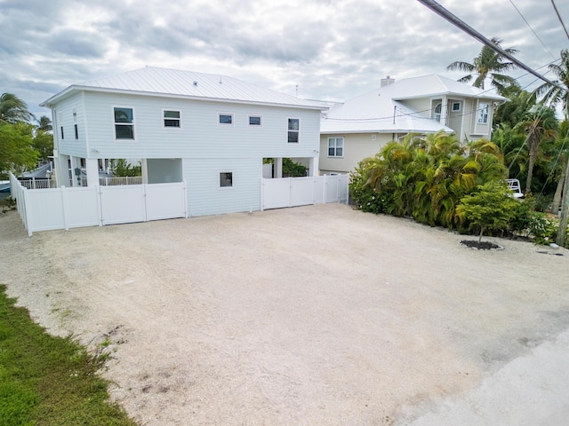 view of rear view of property