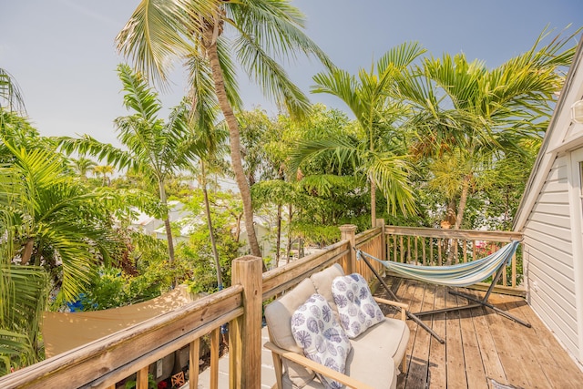 1210 Virginia St, Key West, FL 33040 - view of wooden terrace