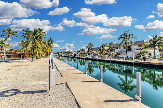 exterior space featuring a water view